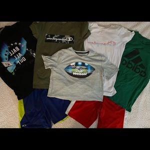T-Shirts (5) Sz 14/16 & Shorts (2) Sz L
